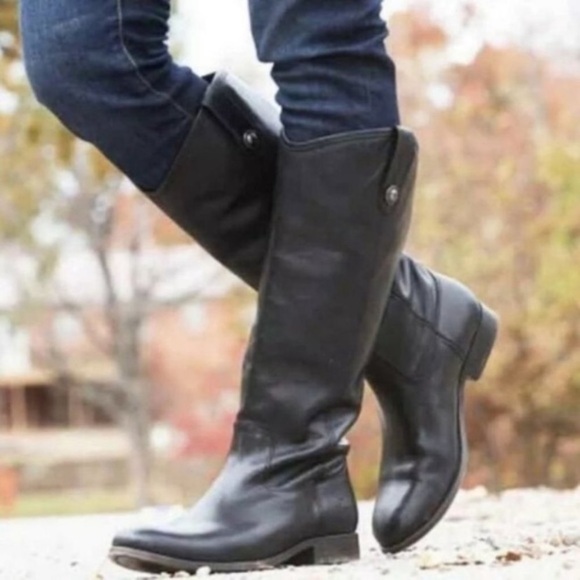 frye melissa leather riding boots